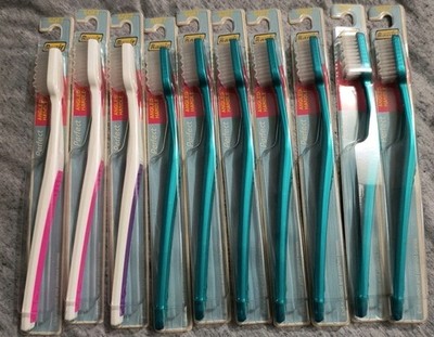 10 Ranir toothbrush Perfect Angle Handle Mix Colors 
