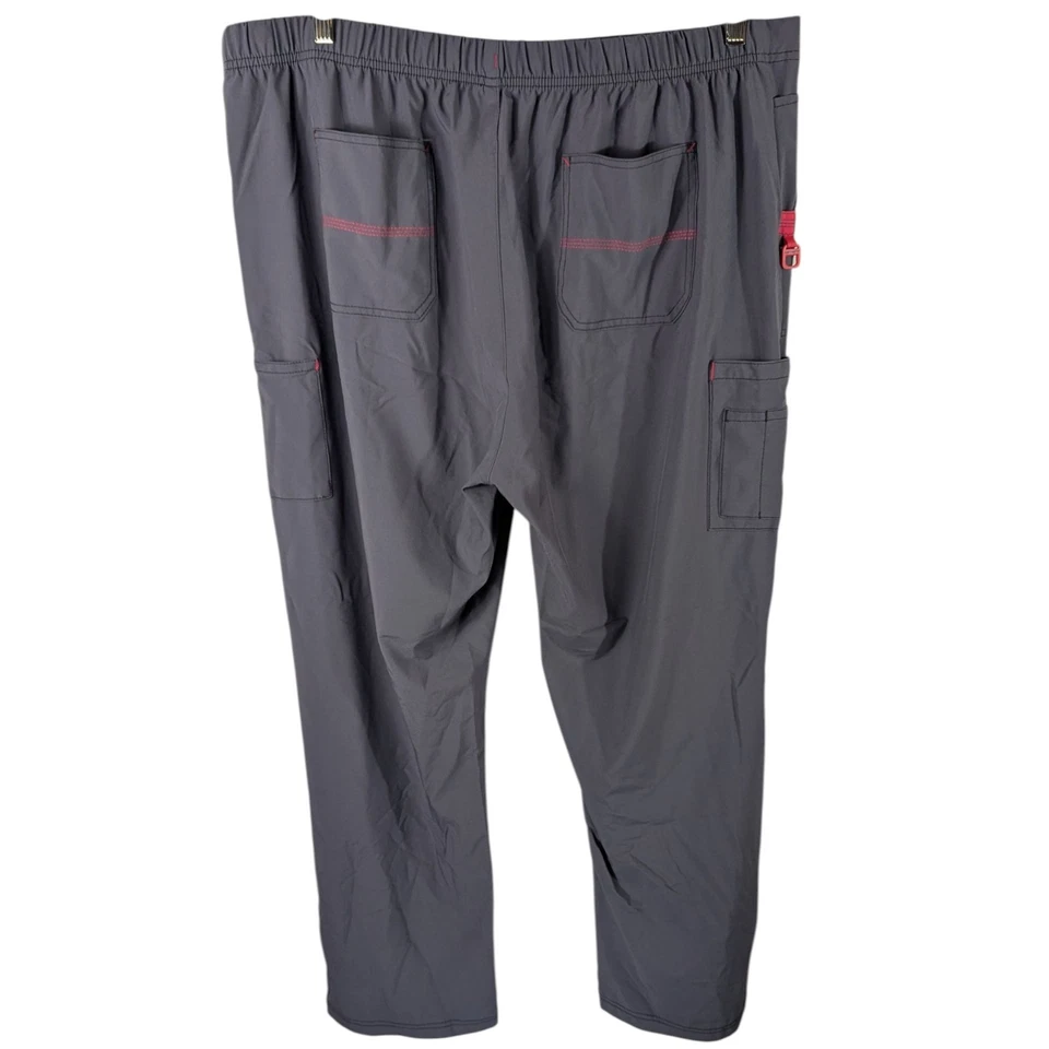 Gray Pink Carhartt Force Womens 2XL Tall Scrubs Pants Ripstop 2XLT XXL 42x33.5 - Image 3 of 4