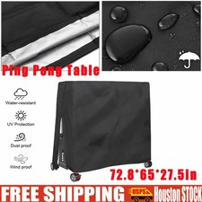Oxford Cloth Folding 210D Ping Pong Table Cover Outdoor Table Tennis Dust Cover