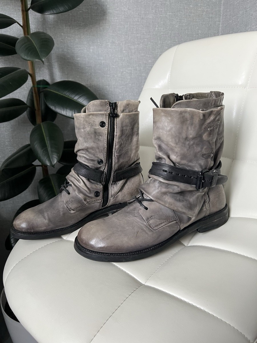 Airstep Archive Samurai Leather Boots Avant-Garde Men's Rick Owens  Vibe