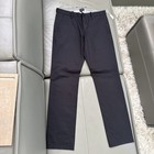 Vince Black Slacks Tuxedo Men Size 30 Cotton — photo 2