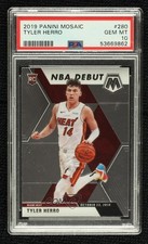 2019-20 Panini Mosaic NBA Debut Tyler Herro #280 PSA 10 GEM MT 0s8s