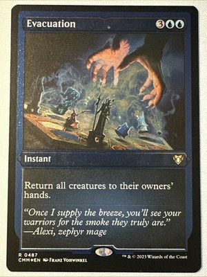 MTG / Evacuation / CMM / #487 / FOIL ETCHED / Rare / NM
