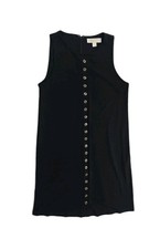 Michael Kors Women's Dress Sleeveless Black Small Midi
