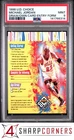 1998 UPPER DECK CHOICE DRAW YOUR OWN CARD MICHAEL JORDAN HOF ENTRY FORM PSA 9