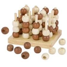 Goki 3-D Spiel Tic Tac Toe ab 3 Jahren 13x13x8,5 cm NEU