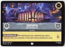 Zootopia Police Headquarters 203/204 Whispers in the Well Disney Lorcana
