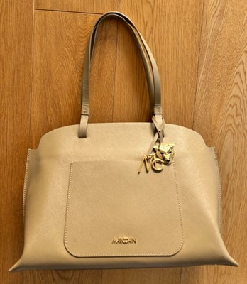 Tasche Shopper Handtasche Marc Cain beige Leder