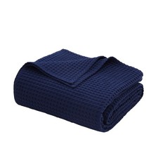 100 Egyptian Cotton Waffle Weave Throw Blanket for Bed Couch Sofa Home Decor, S
