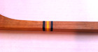 Vintage Wood Michigan Tech Huskies Hockey Stick Mini Souvenir OLD Houghton RARE — photo 3
