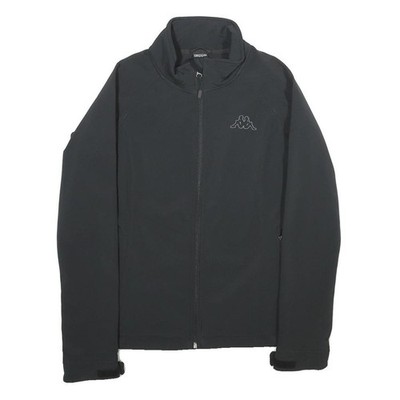 KAPPA Damen Jacke Schwarz S Polyester-Mischung Reißverschluss Sport