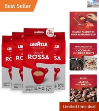 Rich and Full-Bodied Qualità Rossa Ground Coffee 250g | Medium Roast 4-Pack 34.99 per kilo