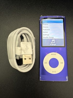 Apple iPod Nano 4th Generation Purple (8 GB) Bundle - See Pictures