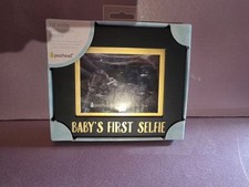 Baby Sonogram Picture Frame 4"x6" Photo Ultrasound "Babys First Selfie"   NEW