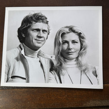 Vintage Original Photograph of Steve McQueen and Elga Andersen from Le Mans