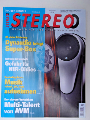 STEREO 10/02,LINN 2250,DYNAUDIO TWENTY-FIVE,TANNOY EYRIS 3,CLEARLIGHT AUDIO BASI