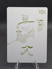 2023-24, Upper Deck Allure Brandon Saad Color Flow Yellow Printing Plate 1/1