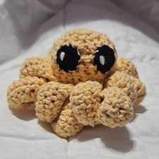 Handmade Crochet Octopus Stuffed Animal Plush Toy, Mini Under 6 in