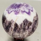 Natural Dream Amethyst Quartz Crystal Sphere Ball Healing 1720G — photo 4