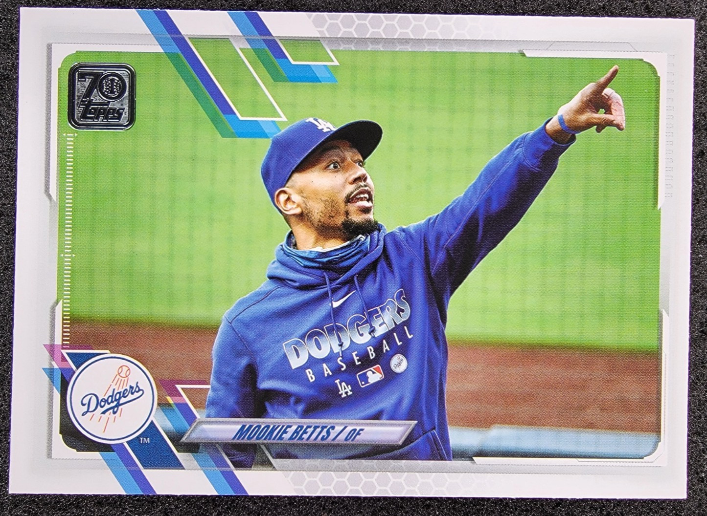 2021 Topps Series 1 Image Variation SP Mookie Betts #13 Dodgers