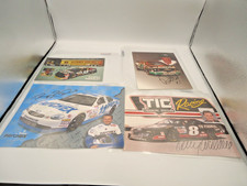 NASCAR lot of 4 autographed Hero cards Kenny Wallace,Brett Bodine,Mast.Pressley
