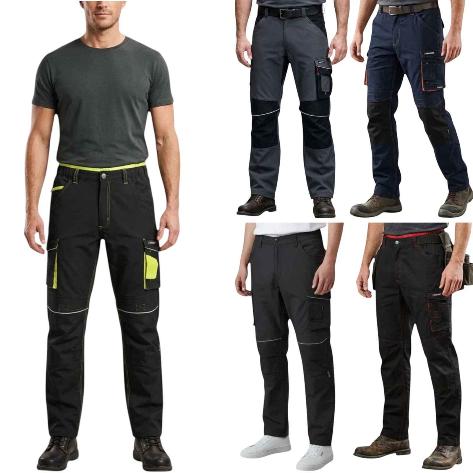 Parkside Mens Cargo Work Trousers Performance Mens Casual Wear Multiple Pockets
Opens in a new windo