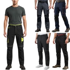 Parkside Mens Cargo Work Trousers Performance Mens Casual Wear Multiple Pockets