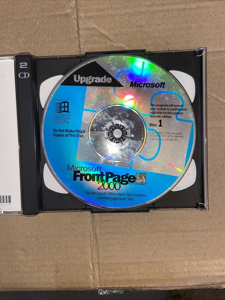 Microsoft Front Page 2000 (CD) for Windows 98 NT | Web Design Tool - Image 3 of 4