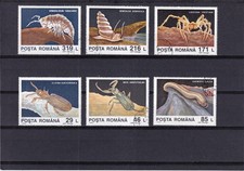 SA32f Romania 1993 Animals in Movile Grotto used stamps.