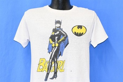 vintage 70s BATGIRL DC COMICS SUPER HERO BARBARA GORDON DISTRESSED t-shirt M