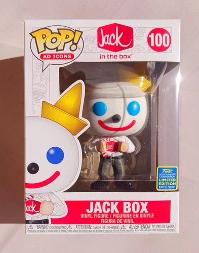 Funko Pop! Ad Icons: Jack in the Box #100 SDCC 2020 Summer Convention LE