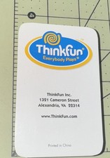 Think Fun Rush Hour Replacement Cards 40 Game...