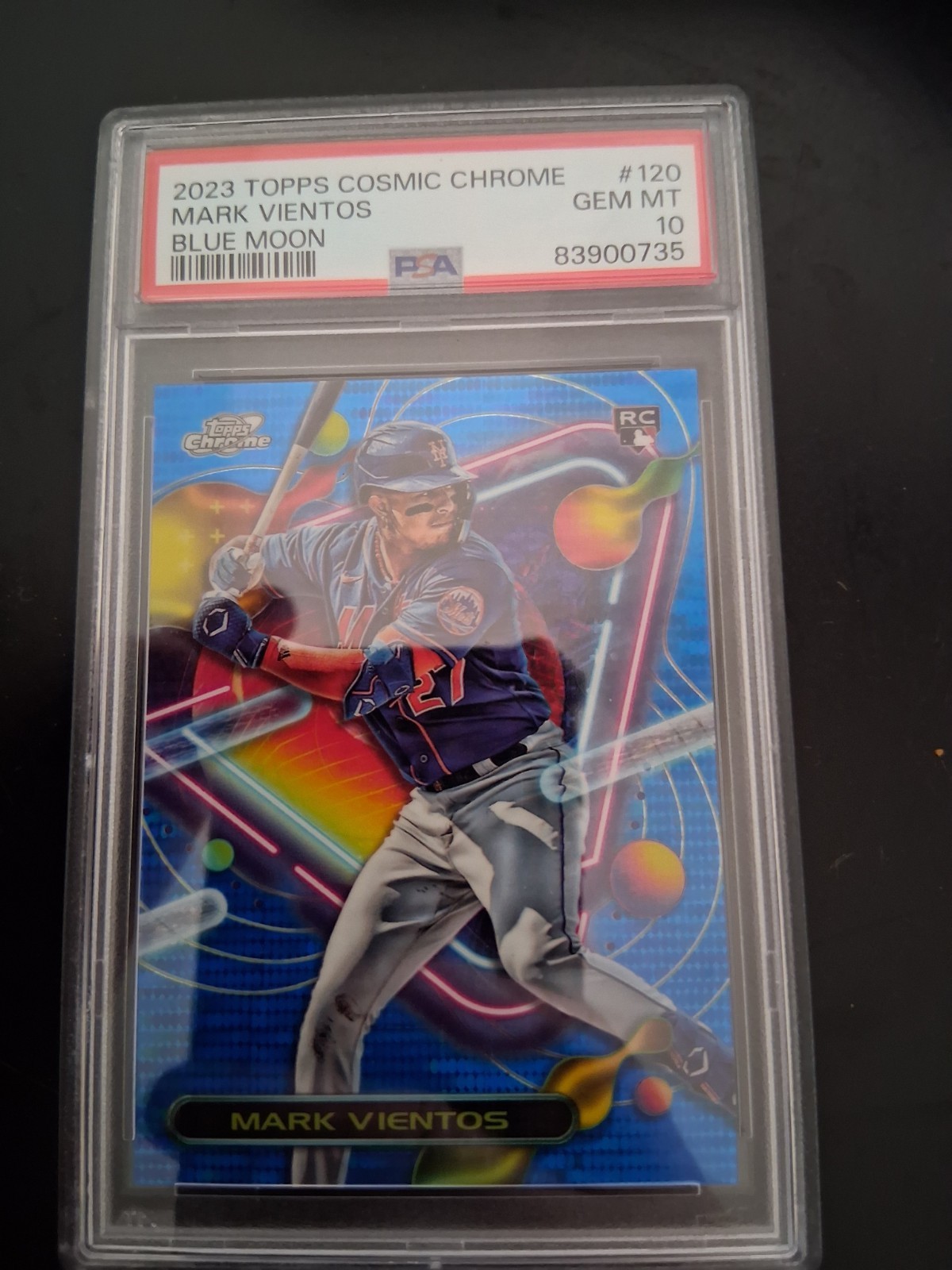 2023 Topps Cosmic Chrome Blue Moon /99 Mark Vientos RC