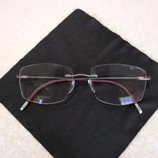 Silhouette 5561 LF 6560 Purple Eyeglasses Frames 56-19-145