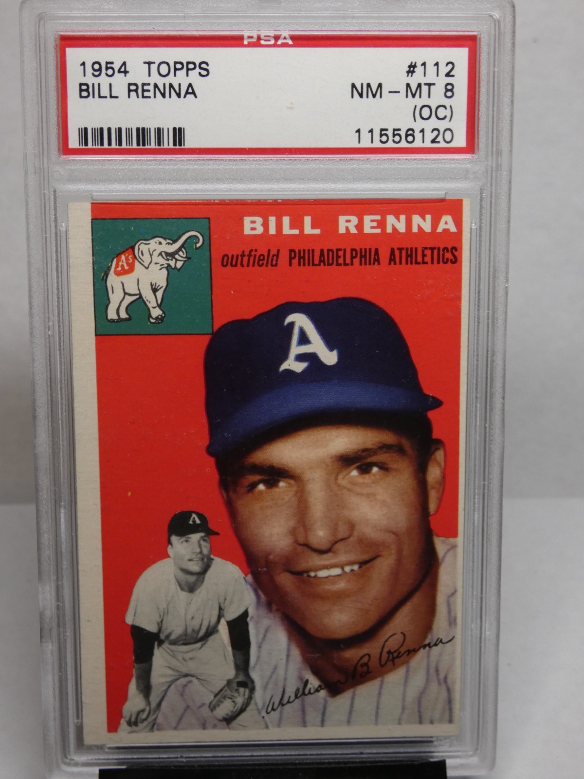 1954 Topps TOPPS #112 Bill Renna front