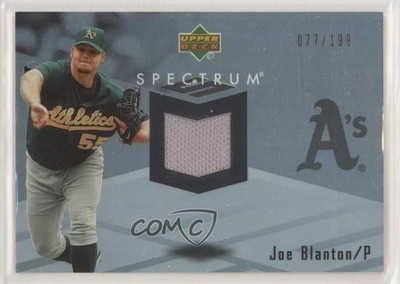 2007 Upper Deck Spectrum Swatches 77/199 Joe Blanton #SSW-BL s7f