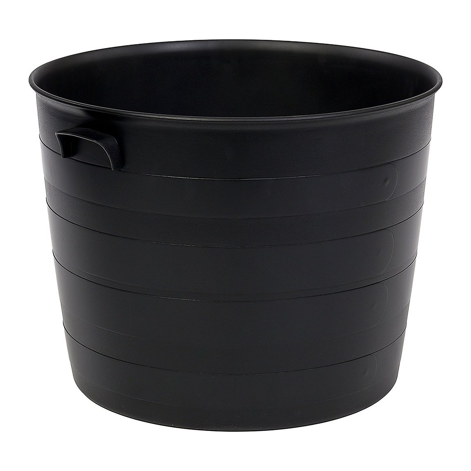 Strata Indoor or Outdoor Blacksmith Patio Planter 35cm, Black Wide - Image 3