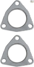 2pcs 2.5 3-bolt Exhaust Flange Gasket For Manifold Header Mu Color 2.5inch