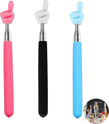 3 Stück Fingerpointer Stick, Zeigerfinger, Teleskopzeiger, Handpointer, Te