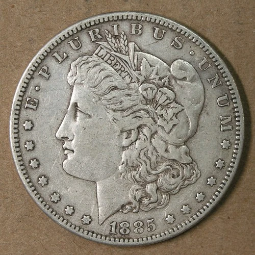 $1 1885-S Morgan Silver Dollar XF San Francisco Mint * AvenueCoin