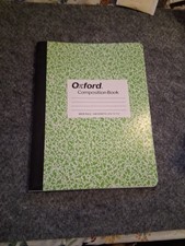 Oxford Green Composition Book 100 Sheets Wide Ruled 9.75 x 7.5 in Modern