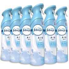 Air Freshener Mist Spray Odor-Fighting Room Freshener set 6 Pack
