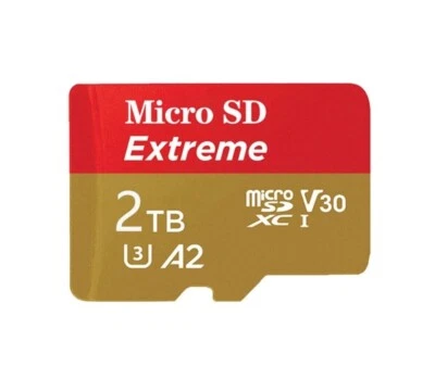 MARKENLOS 2TB Extreme Micro SD Karte C10 V30 SDXC SPEICHERKARTE Memory Card für Handy Kam