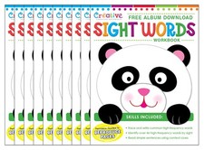 NEW Early Learning Workbooks Sight Words Pack of 10 Elementary School Teaching