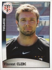 016 VINCENT CLERC # STADE TOULOUSAIN RECORD D'ESSAIS STICKER PANINI RUGBY 2018
