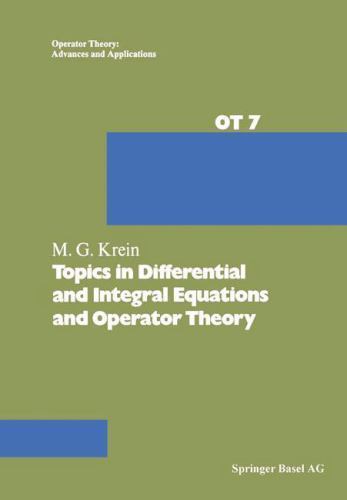 Operator Theory: Advances and Applications Ser.: Topics in Differential ...