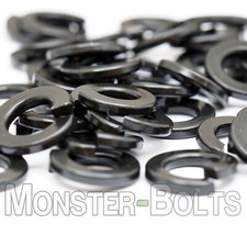 5/16" - Bulk Qty 4,500 - Medium Split Lock Washer Steel w/ Black Oxide