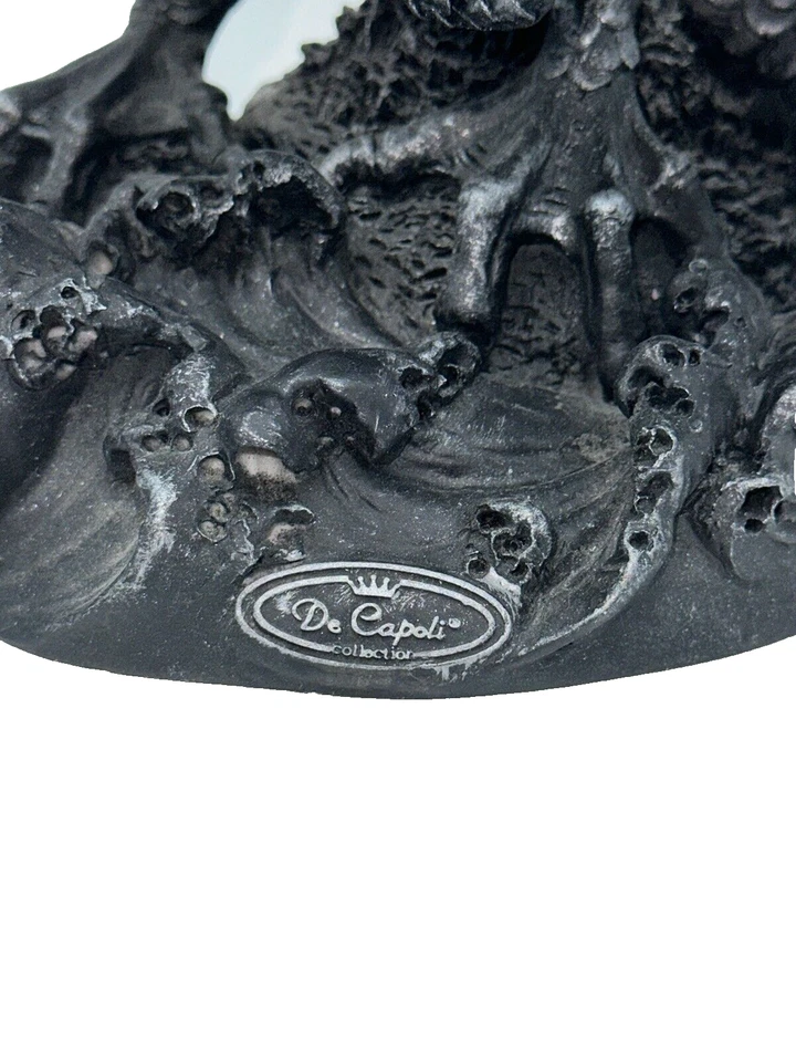 Estatuilla Estatua De Capoli Collection Bugbear con Dragón Ondas Alto Gris Plata Foto 2 de 4