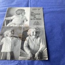 Patons & Baldwins 1414 - Cardigan Jumper knitting patterns, up to 3yrs