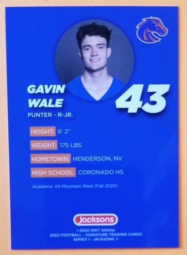 2022 Boise State Series 1 Football Cards - You Pick your Card Complete your Set  - Bild 109 von 203